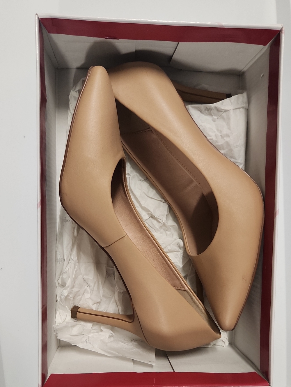 Xappeal Women's Nude Pointed Toe Stiletto Pumps